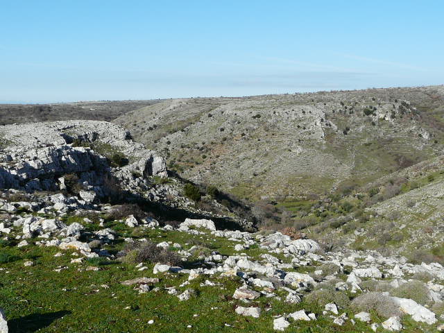 Monte Ividori con valle di Vituro...e vista sul Tavoliere